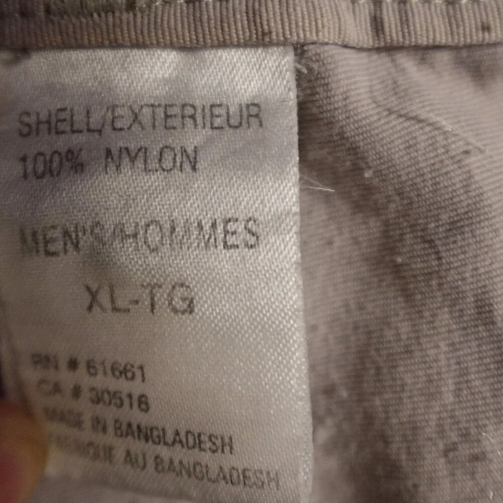 The North‎ Face Convertible Pants Men’s XL Gray Zip-Off Hiking Trail Outdoor